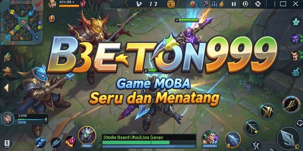 Tampak gameplay seru di arena pertarungan BETON999.