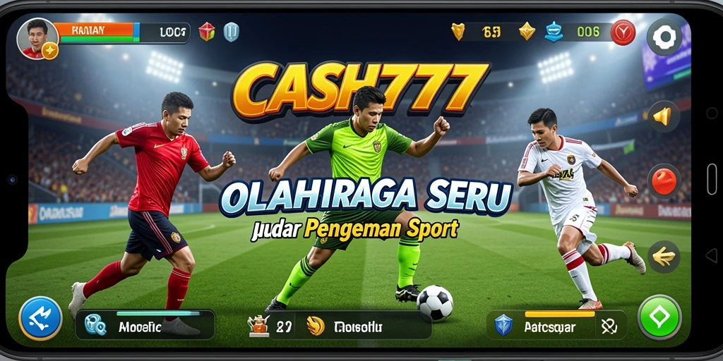 Tampilan gameplay menarik di CASH777 saat berlaga di arena olahraga.
