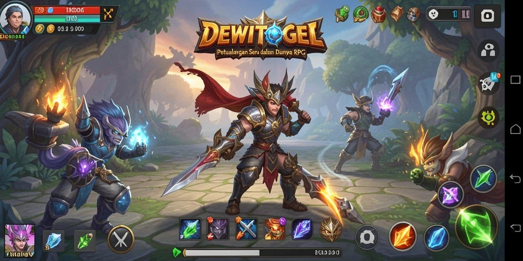 Gameplay seru di dunia fantasi DEWITOGEL yang penuh petualangan.