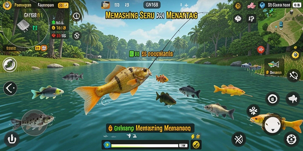Tangkapan ikan besar dalam gameplay GN168 yang memukau.