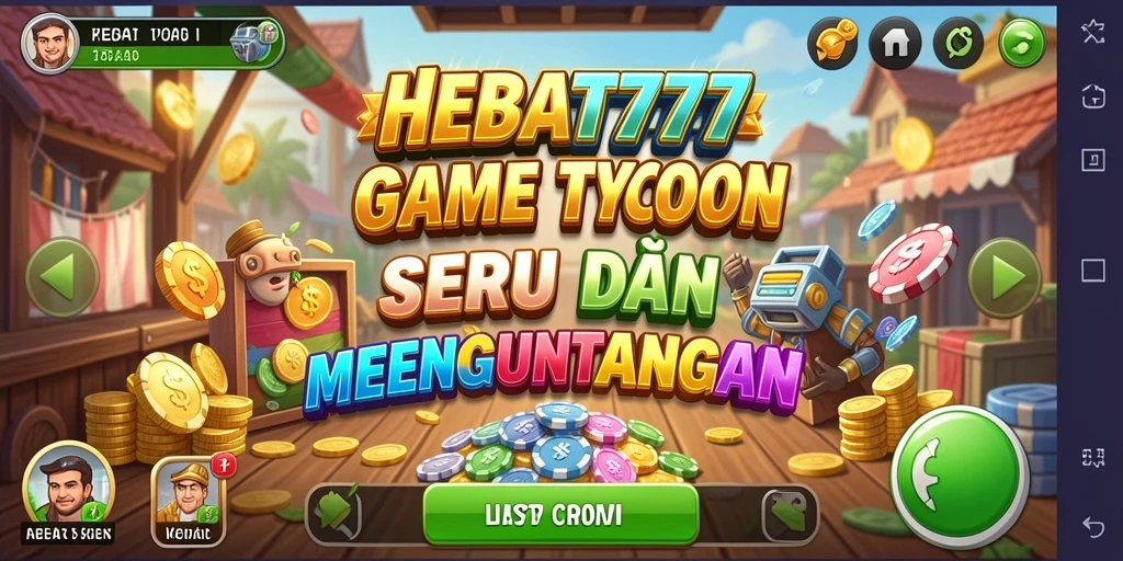 Tampilan gameplay HEBAT777 yang menarik dan penuh strategi Tycoon.