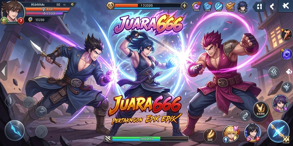 Tampilan gameplay JUARA666 yang seru dan penuh aksi.