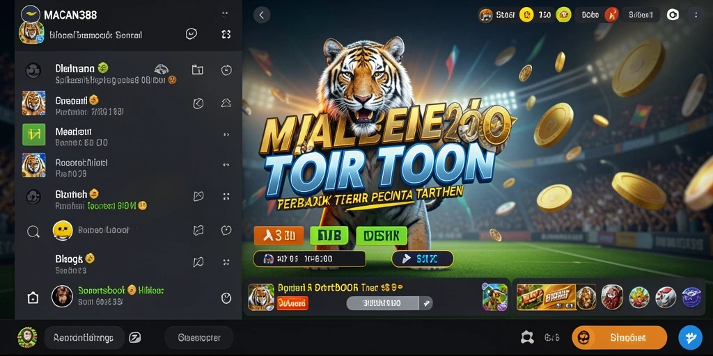 Tampilan gameplay Sportsbook yang interaktif dan menarik di MACAN388.