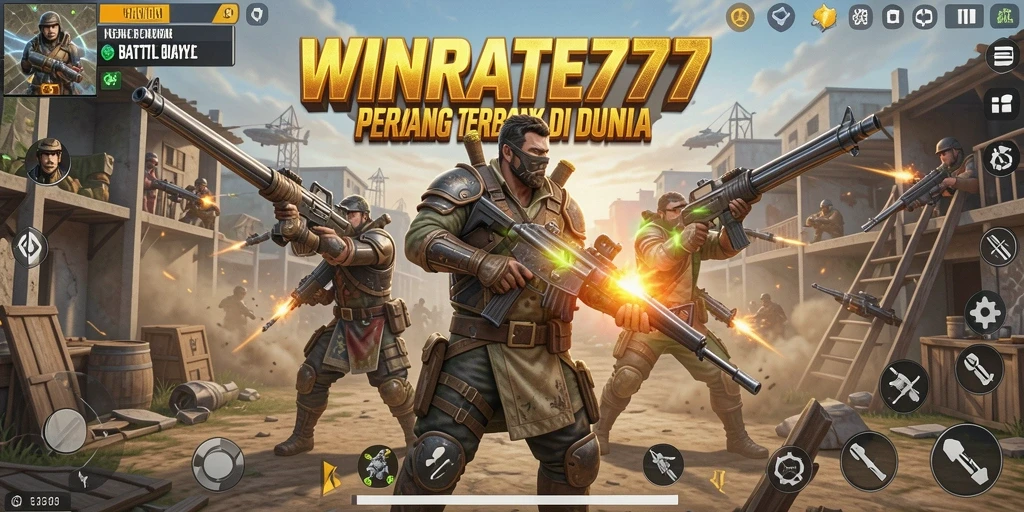 Tampilan seru pertempuran dalam WINRATE777 yang mendebarkan.