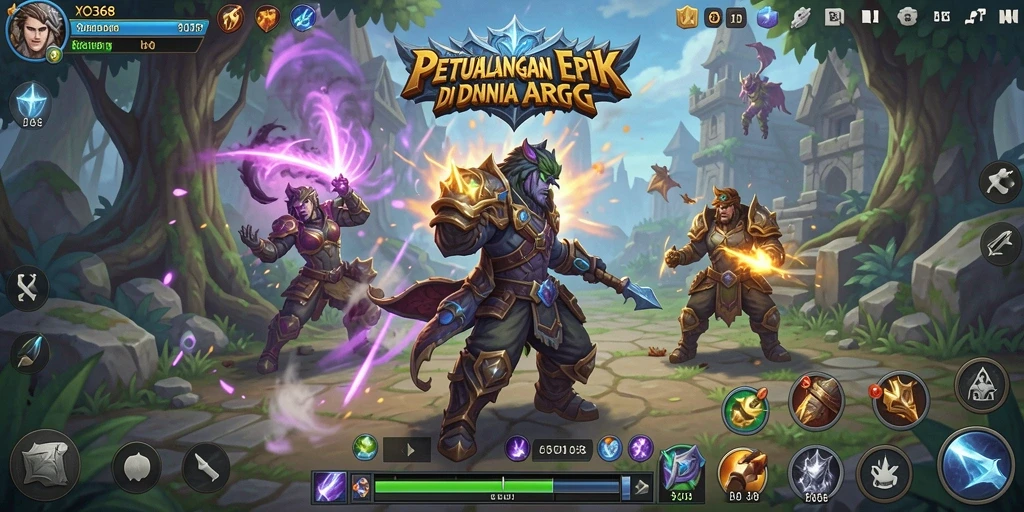 Screenshot gameplay ARPG yang dinamis dan menarik dari XO368.